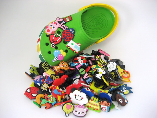 crocs and pins