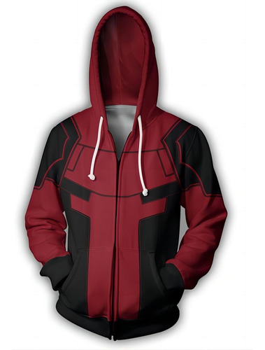 Sudadera Con Capucha Cosplay Deadpool & Wolverine 2024 Nuevo