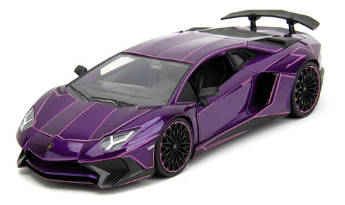 Pink Slips 1:24 Lamborghini Aventador Sv - Coche Fundido A .