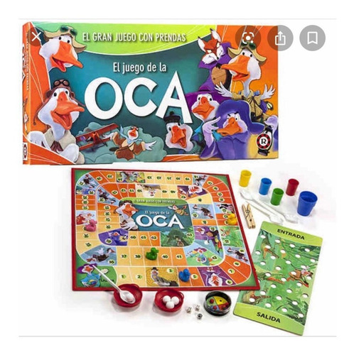 Juego De La Oca Clasico Ruibal +4 Años 20559 Local Y Envios