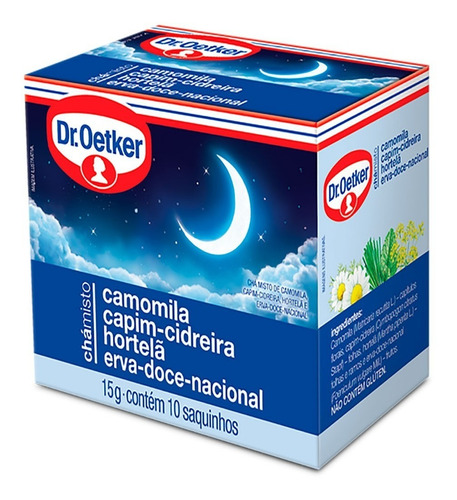 Chá Camomila,capim Cidreira,hortelã,erva-doce Dr.oetker