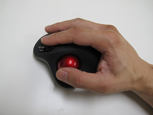 Ratón Trackball Silencioso Recargable Multimodo Mojo (azul..