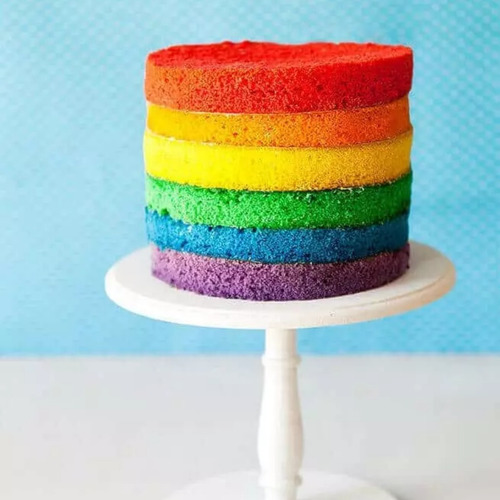 Imagen 2 de 2 de Colorante Comestible Colormix Kit Arcoiris 6 Colores 60gr