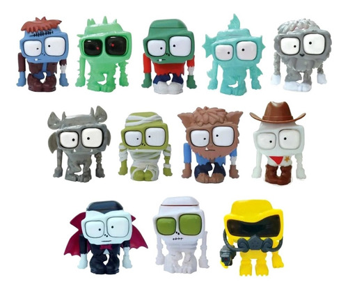 Muñecos Zombie Infection Fluorescente Original Tv 11cm Lelab