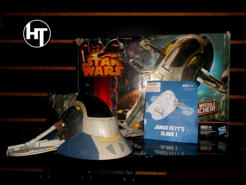 Star Wars, Jango Fett, Slave 1, Nave, Hasbro, 10 Pulgadas