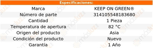 (1) Termostato 82 °c Ford Explorer 4.0l V6 91/00 Kg
