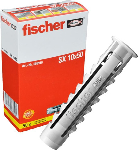 Taco Fisher Universal Sx10 Con Tope Caja 50 Tacos Fischer