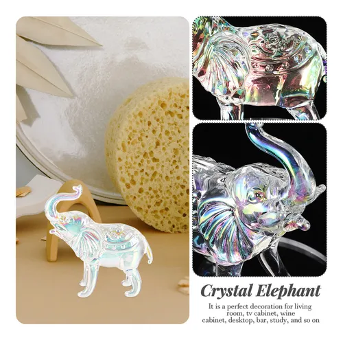Decoración De Cristal Con Elefante De Cristal Para Halloween