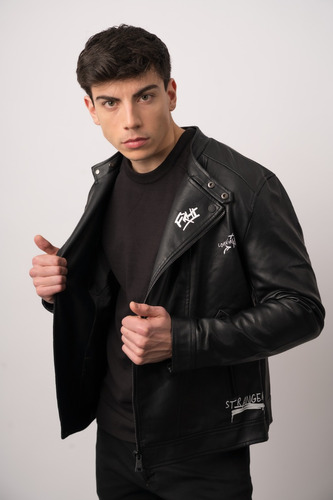 Campera Hombre Farenheite Pu Imp Strong