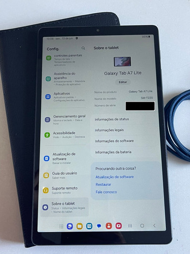 Tablet Samsung Galaxy Tab A7 Lite Wi-fi- 32 Gb Grafite (Usado)