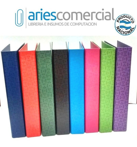 Imagen 5 de 8 de Carpeta Tamaño Oficio2 Anillos 20 Mm Colores Calidad Premium