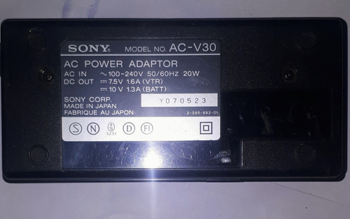 Fuente Cargador Sony Para Filmadoras