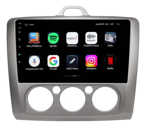 Multimidia Focus 2009 2010 2011 2012 2013 Android Auto 9p