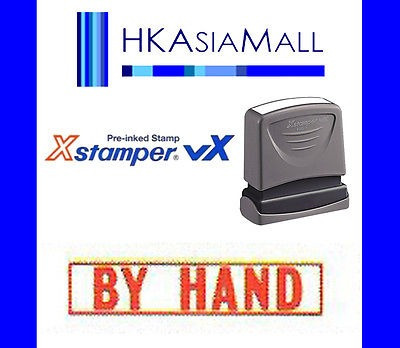 Xstamper Vx {a Mano} Uno Mismo-que Entinta Roja Tinta Goma S