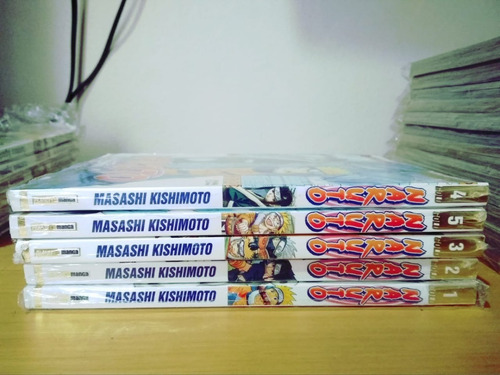 Mangá Naruto Gold 1 Ao 5 - Primeira Impressão