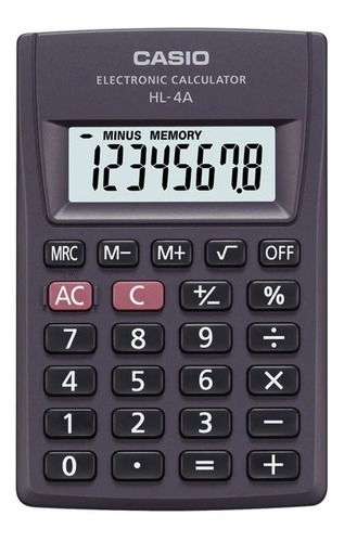 Calculadora Casio Hl-4a | Papelería Rayuela