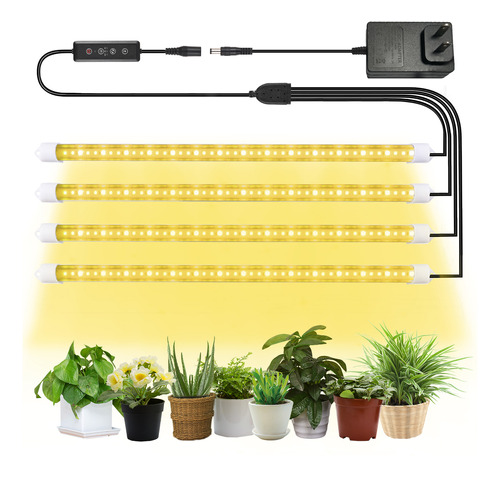Growth Lamp Working Grow Led Pack Control 4 Lámparas Complet
