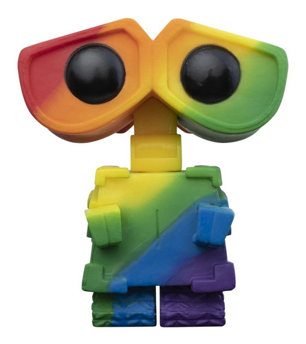 Boneco Funko Pop Pixar Pride Rainbow Wall-e 45'''