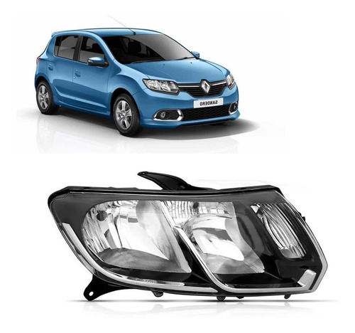 Farol Sandero E Logan 2014 2015 2016 2017 Lado Direito Novo