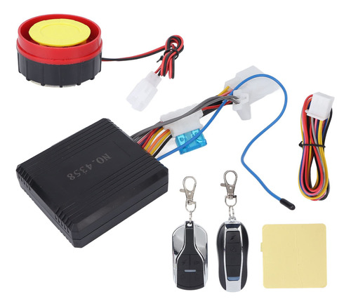 Motorcycle Alarm System Remote Start 125db 12v Anti For