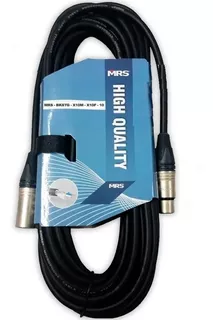 Mrs Cable Balanceado Cannon Xlr Con Conectores Neutrik 10mts