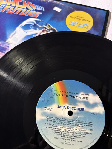 Back To The Future. The Power Of Love. Vinilo. Made In Usa (Usado)