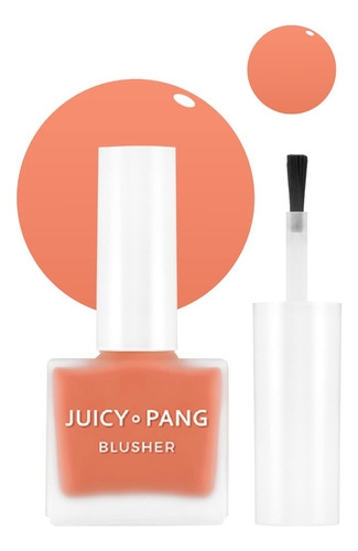 Rubor A'pieu Juicy-pang Water Blusher Juicy-pang Water Blusher Líquido Tono Chabacano Or01