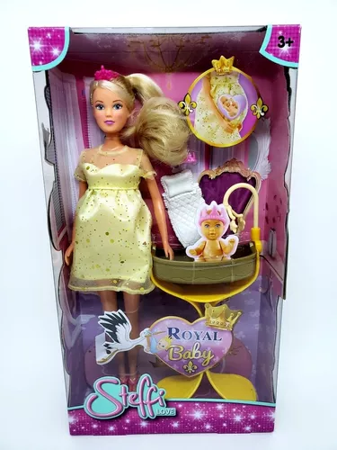 Boneca Steffi Love Grávida C/ Bebê Surpresa Estilo Barbie