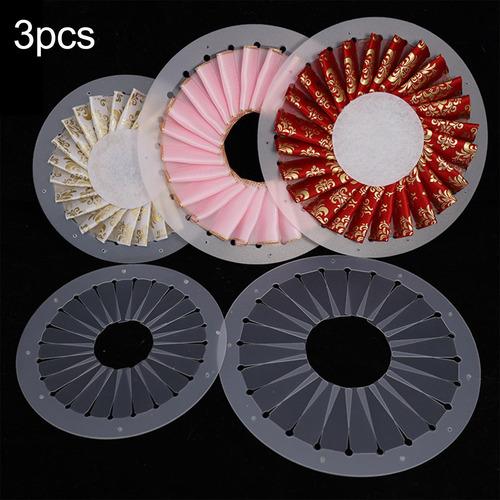3x Rosette Maker Rosette Maker Plantilla Hobby Art Diy