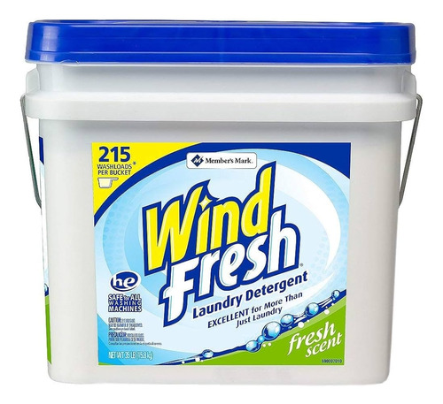 Detergente Memeber´s Mark, 15,8 Kg, 53$