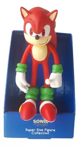 Boneco Sonic Vermelho -action Figure - Knuckles - Articulado