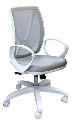 Silla Operativa Diseño Alma, Blanca Total White Ergonomica