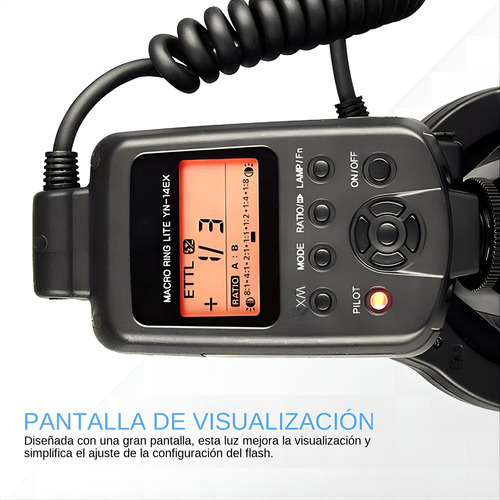 Yongnuo Yn14ex Li Kit De Luz De Flash Anillo Macro For Canon