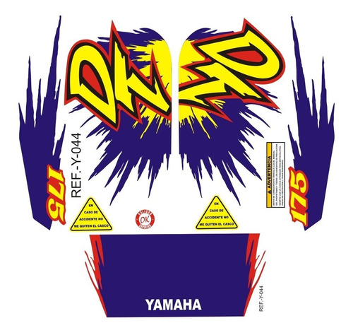 Calcomanías Dt 175 Explosion Yamaha