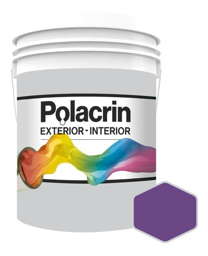 Látex Color Polacrin Pintura Int/ext | +13 Colores | 1lt
