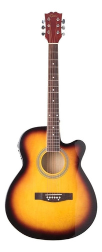 Guitarra acústica Epic GUITAEA40 para diestros sunburst