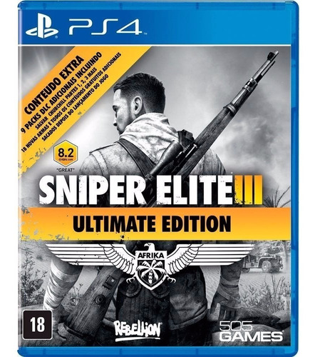 Sniper Elite Iii Ultimate Edition - Jogo Para O Ps4 Original