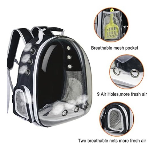 Geerduo Mochila Para Gatos, Bolsa De Burbujas Para Aerolínea