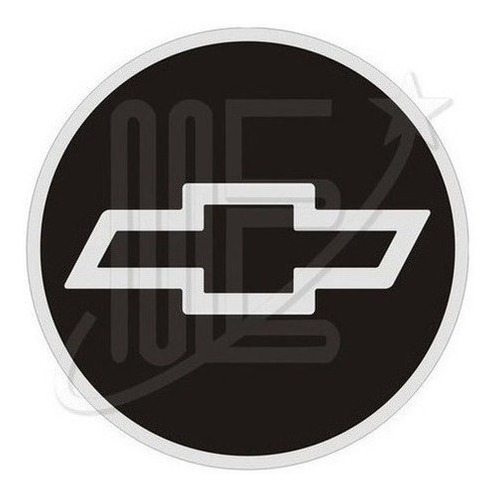 Logo Ctro.llanta Adapt Chevrolet Negro Diam.49mm