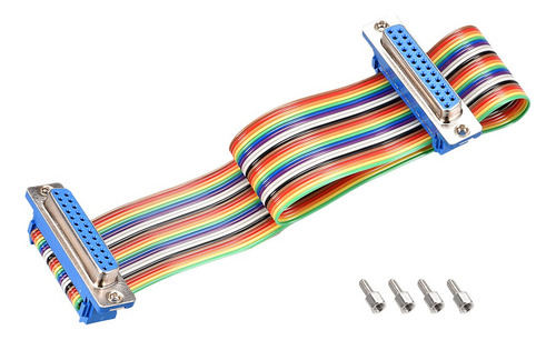 Cable Plano Flexible Idc De 25 Pines Db25 Hembra A Db25 Hemb