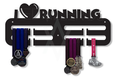 Medallero Mdf  I Love Running