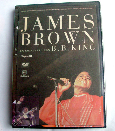 James Brown En Concierto Con B. B. King * Dvd Nuevolsellad