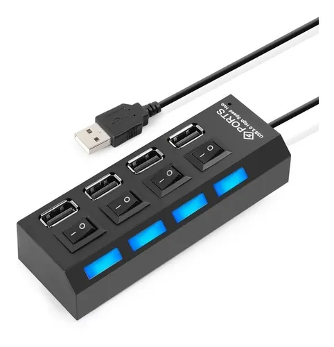 MULTIPUERTOS HUB USB 2.0 X 4PTOS