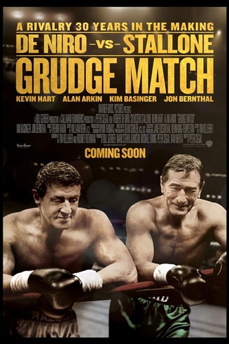 Carteles Antiguo Chapa 60x40cm Grudge Match De Niro  Fi-023