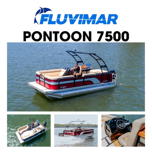 Pontoon F Boat 7500 Fluvimar Ñ Vcat Solara Canastra Flutuant