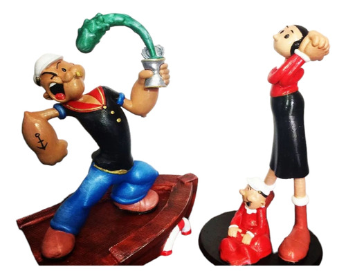 Figuras De Colección Popeye El Marino Y Sus Amigos 