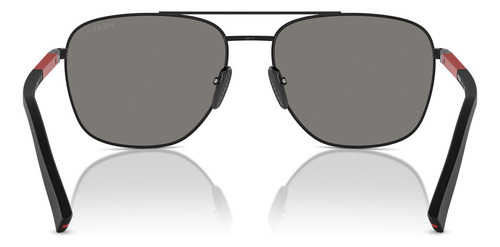 Anteojos Lentes Sol Prada Linea Rossa Ps54zs-60 Negro Mate / Gris 4 Espejado Rojo Gris 4 Espejado Rojo Negro Mate Negro Mate - Rojo