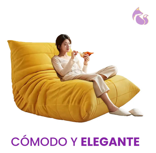 Sofa Individual Sillon Moderno Memory Foam Comodo Puff