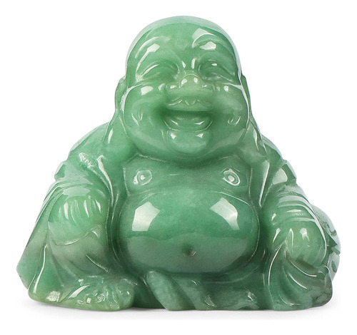 Hxswkk Estatua Cristal Aventurina Verde 2  Figura Feng Shui