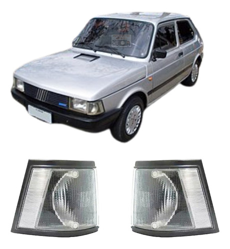 Juego Faros Giros Fiat 147 Spazio Cristal 1985 1986 1987